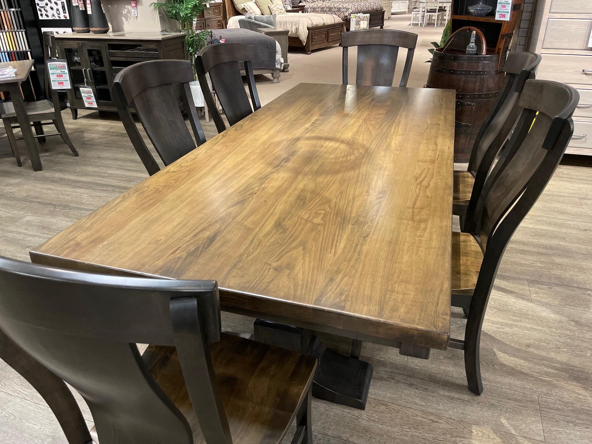 Oak dining sales tables near me